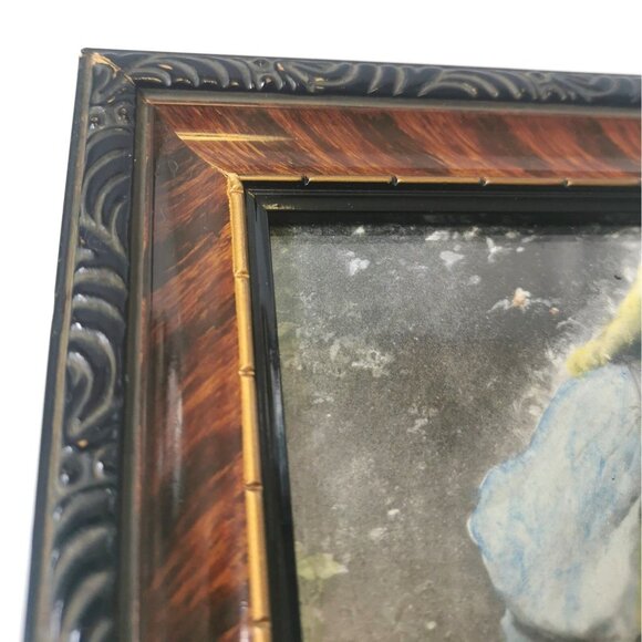 Set 2 French Art Prints by Vernon & Fournier Framed Victorian 1950s - Picture 10 of 10